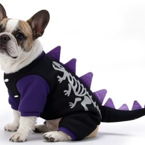 Funny Dragon Skeleton Onesie MQ Dog Travel Gear
