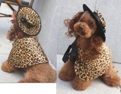 Gold Leopard EVA Costume Set (Hat + Wig + Cape)