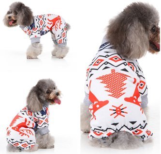 ropa para perros Gris Christmas Reindeer