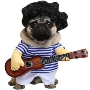 Guitarist Standing Dog Costume MQ