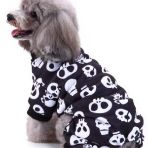 ropa para perros Halloween Skull Four-Leg