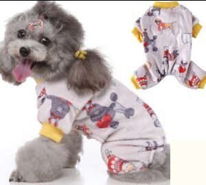Heart Dog Scarf Four-Leg Fleece MQ