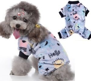 Hello Monster Four-Leg Fleece Pet Dog Apparel