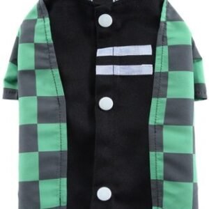 Style Costume Faux Two-Piece Green