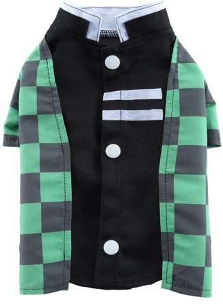 Style Costume Faux Two-Piece Green