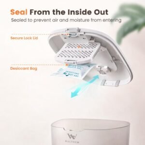 Smart Pet Feeder 3L with App Scheduling and Dual Power Backup