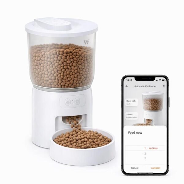 Smart Pet Feeder 3L with App Scheduling and Dual Power Backup - image 3 Smart Pet Feeder 3L with App Scheduling and Dual Power Backup view 3