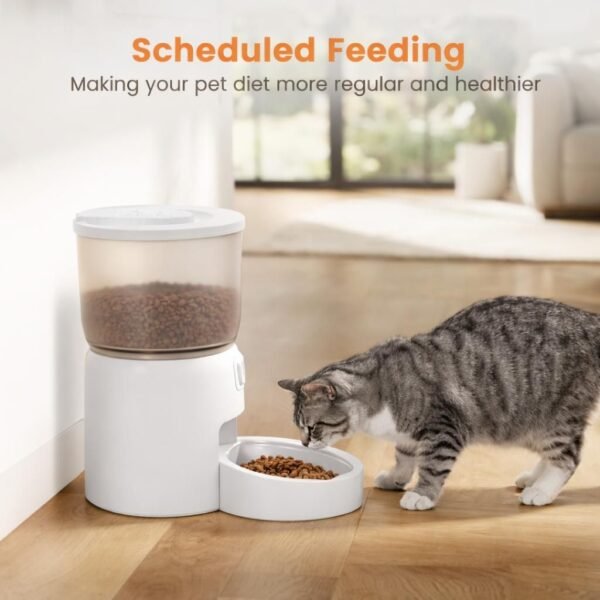 Smart Pet Feeder 3L with App Scheduling and Dual Power Backup - image 5 Smart Pet Feeder 3L with App Scheduling and Dual Power Backup view 5