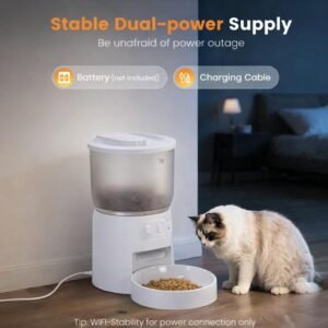 Smart Pet Feeder 3L with App Scheduling and Dual Power Backup - image 6 Smart Pet Feeder 3L with App Scheduling and Dual Power Backup view 6