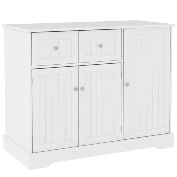 Litter Box Enclosure Side Table with Adjustable Shelves and Drawer - image 3 Litter Box Enclosure Side Table with Adjustable Shelves and Drawer view 3