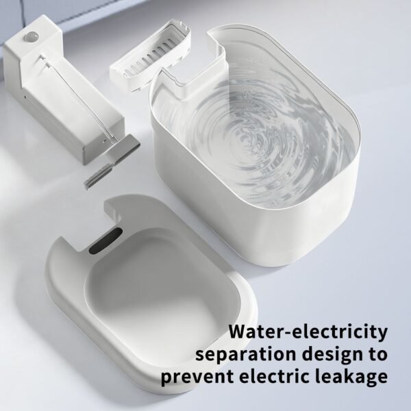 Cordless Pet Water Dispenser with Motion Sensor and 3-Layer Filtration