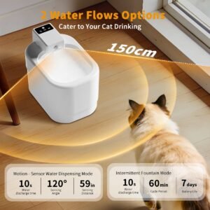 Cordless Pet Water Dispenser with Motion Sensor and 3-Layer Filtration - image 7 Cordless Pet Water Dispenser with Motion Sensor and 3-Layer Filtration view 7
