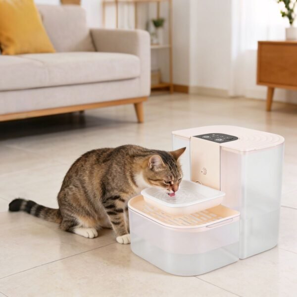 Cordless Smart Pet Water Fountain with Dual Tank Separation, 4.5L - image 14 Cordless Smart Pet Water Fountain with Dual Tank Separation 4.5L view 14