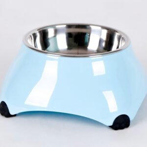 L Paw Print Round Pet Bowl Large 23.37×9.3 cm