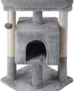 71 cm Cat Tree with One Condo, Grey