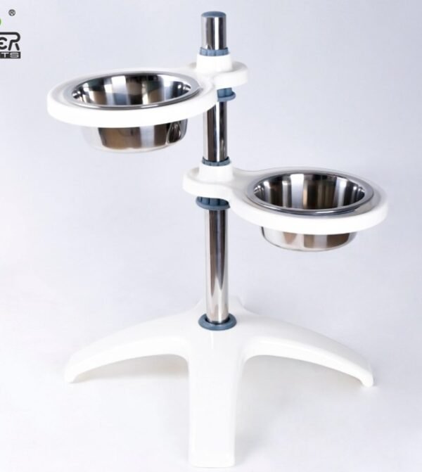 M+M Double Layer Adjustable Pet Bowl