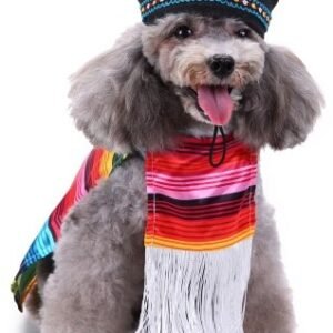 ropa para perros Mexican Cape Set