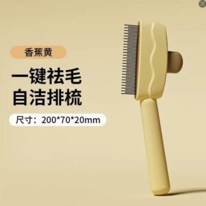 Oblique Handle Cat Comb 7×2 cm