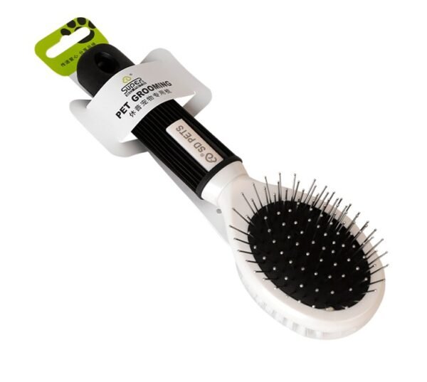 Pearl White Nano Double-Sided Comb Small
