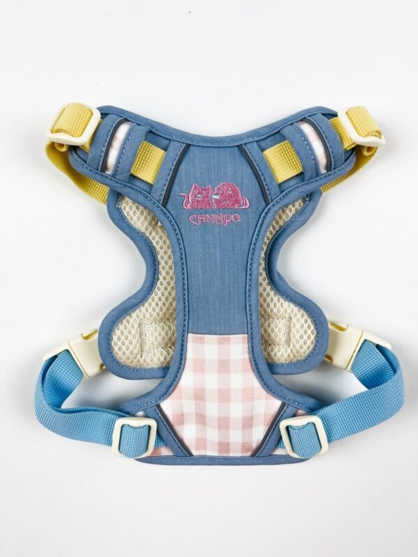 Pet Harness Color Block Pattern