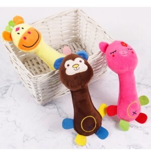 Plush Belly Button Dog Toy 7×4 cm