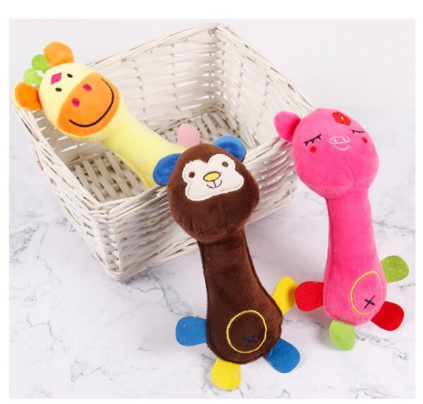Plush Belly Button Dog Toy 7×4 cm