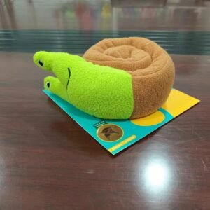 Plush Snail Green Pet Brown 65×18 cm
