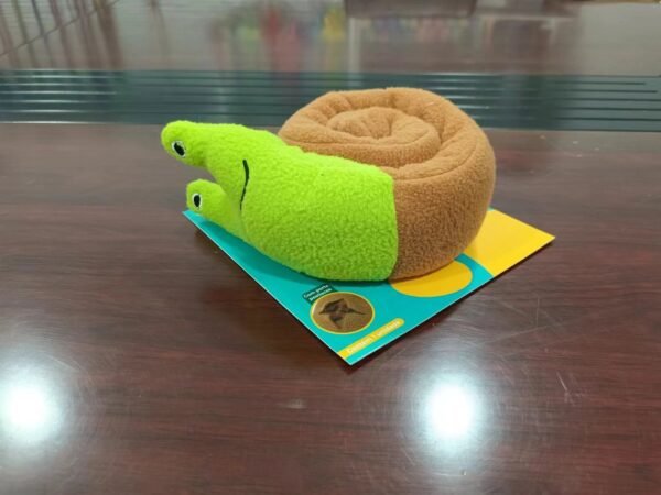 Plush Snail Green Brown