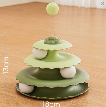 Premium Macaron Cat Turntable 17.2×24.5 cm