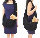 Quilted Bear Cotton Jacket Black