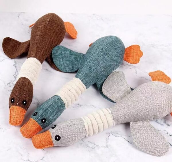 Realistic Goose Pet Toy 30×9 cm
