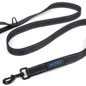 collar Nylon Dog para perros Negro Metal