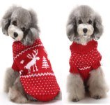 Reindeer Christmas Dog Sweater MQ