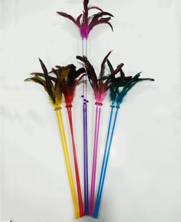 juguete para gatos Retractable Feather