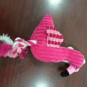 Rose Red Flamingo Pet Toy 15×27 cm