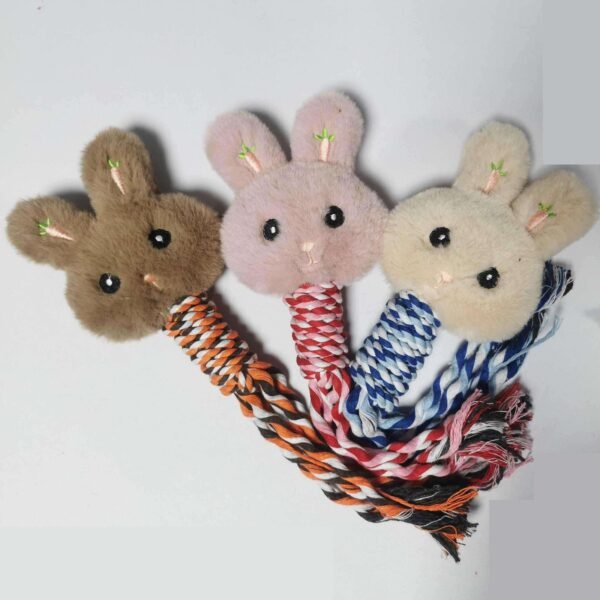Rubber Ring Monkey Bear Cow Plush Toy