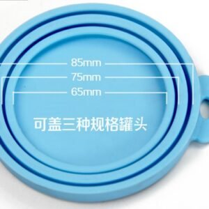 Silicone Can Lid For Three Sizes 8.9×1.2 cm