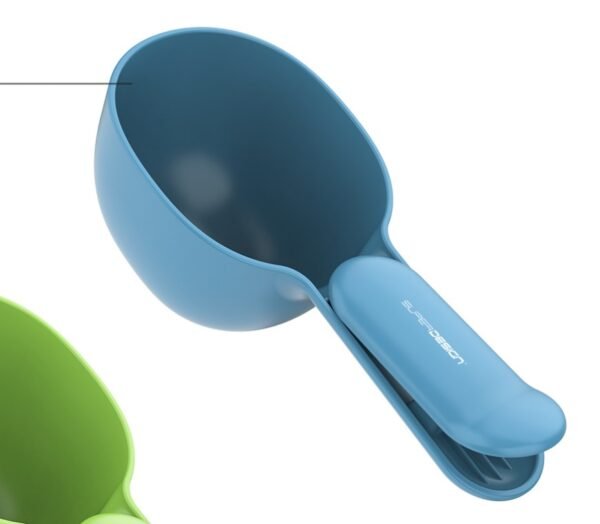 Simple Round Clamp Food Spoon