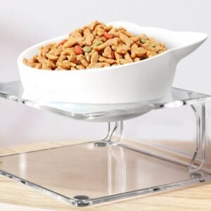 Snow-Ear Cat Bowl 12.9×10 cm