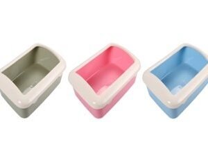 Square Cat Litter Box Without Scoop DGS 30×14 cm
