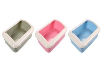 Square Cat Litter Box Without Scoop DGS 30×14 cm