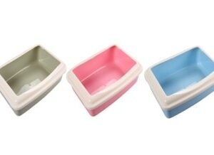 Square Cat Litter Box Without Scoop 30×11.7 cm
