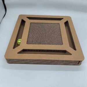 Square Track Ball Cat Scratcher 40×5 cm