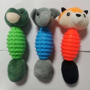 juguete de peluche pato Squeaky para perros