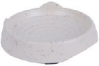 Straw Cat Ear Wavy Pet Cat Dish 17.7×4.7 cm