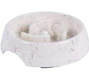 Straw Slow Pet Feeder Pet Bowl 19.8×5 cm
