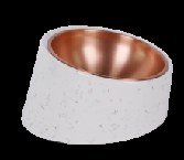 Straw Tilted Pet Bowl