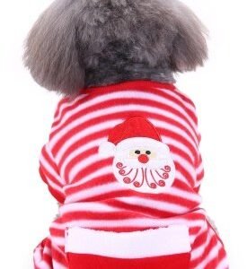 ropa para perros Santa Four-Leg Suit