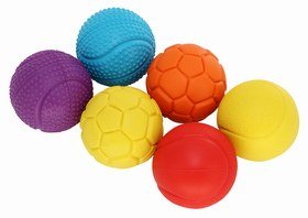 Pelota deportiva sólida de goma fuerte