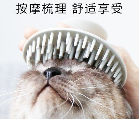 cepillo Cup Coarse Hair para mascotas 10×4.3 cm